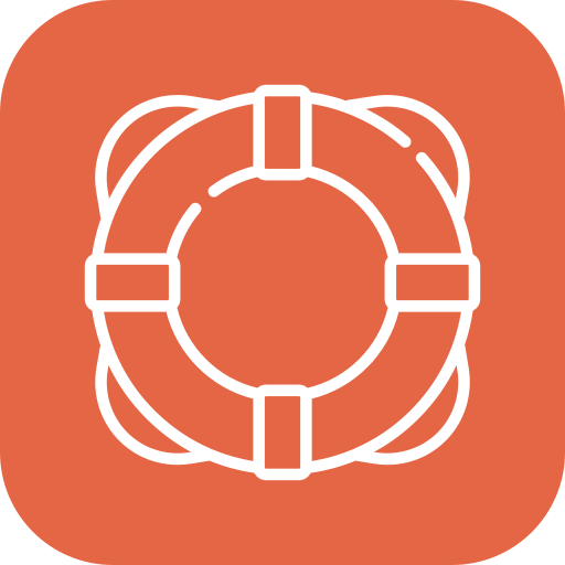 Life ring icon representing Galaxy Boats UK rescue and safety RIB applications